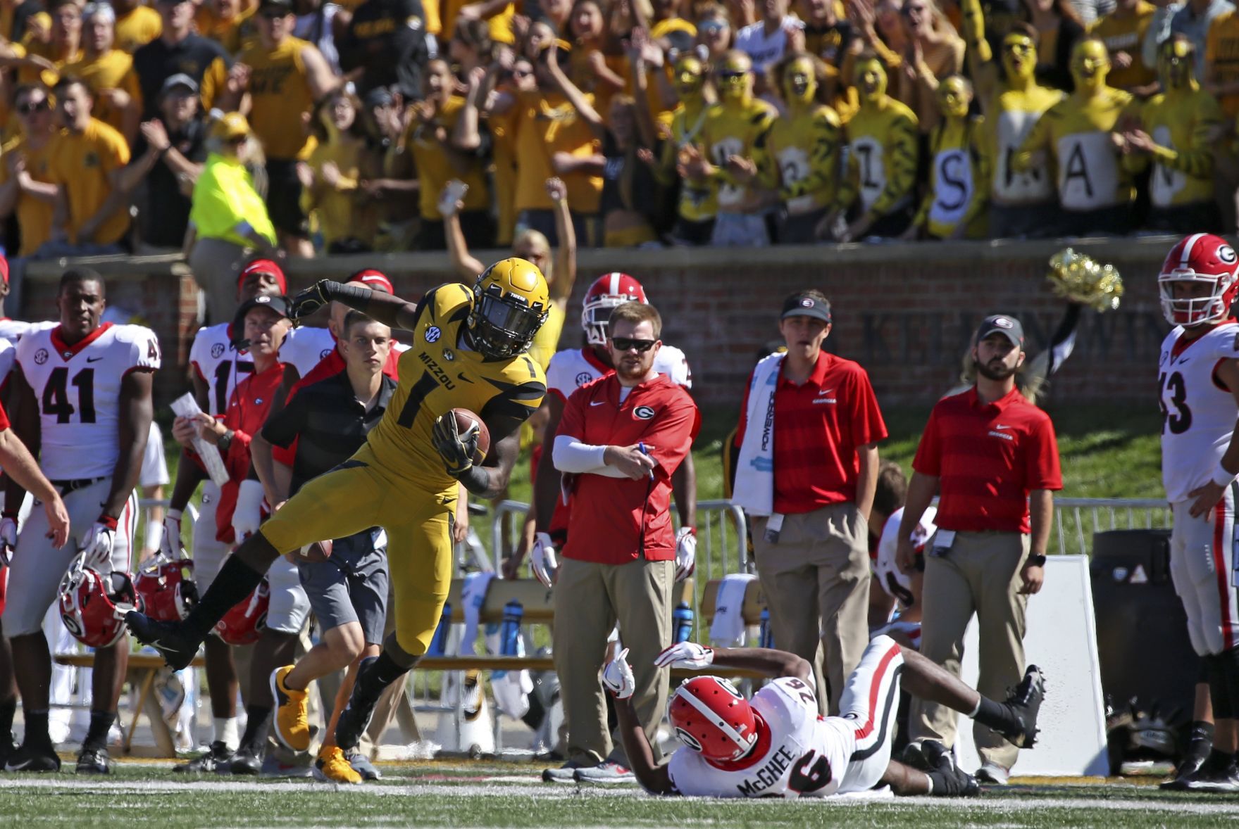 Missouri loses to No. 2 Georgia 43-29